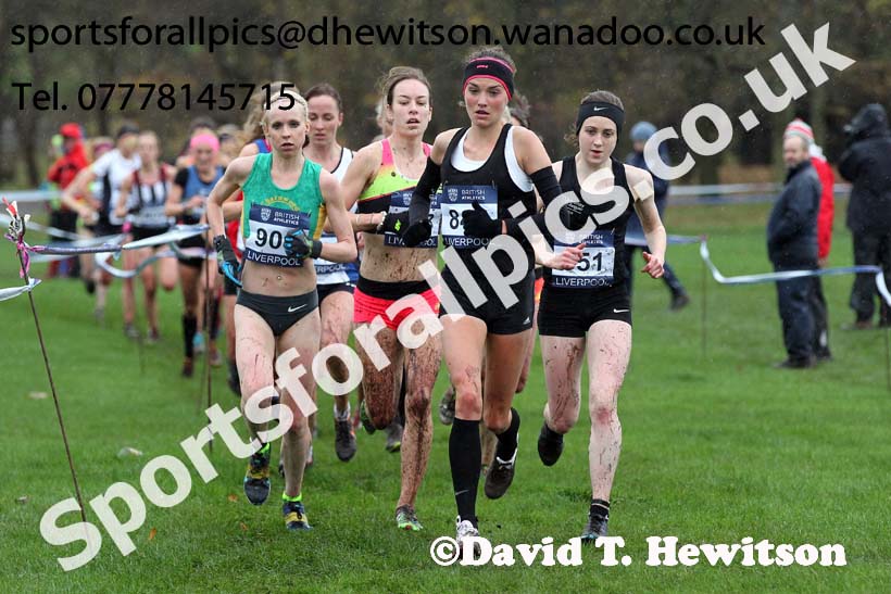 Senior women, British Athletics Liverpool Cross Challenge, Sefton Park, Liverpool. Photo: David T. Hewitson/Sports for All Pics